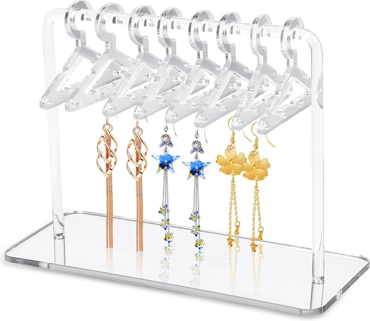 Oorbelhouder Clear Jewelry Display - Oorbellenhouder Organizer Dangle Earring Rack Ketting Armband Sieraden Towers