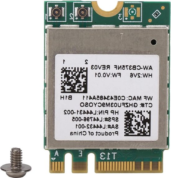 Carte WiFi Mini PCI‑E Double Bande 2.4/5GHz + Bluetooth 4.0 – Compatible Plupart PC Portables !