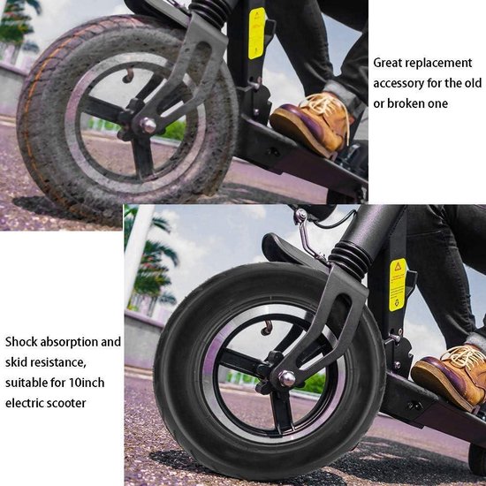 Prodrocam 80/65-6 banden, massief rubber, 255 x 80 banden, 10 x 3 reservebanden, 10 x 3, massief rubberen banden voor Joyor Y8-S/Kukirin G2 Max/Kugoo M4 Pro elektrische scooter, massieve banden, rood