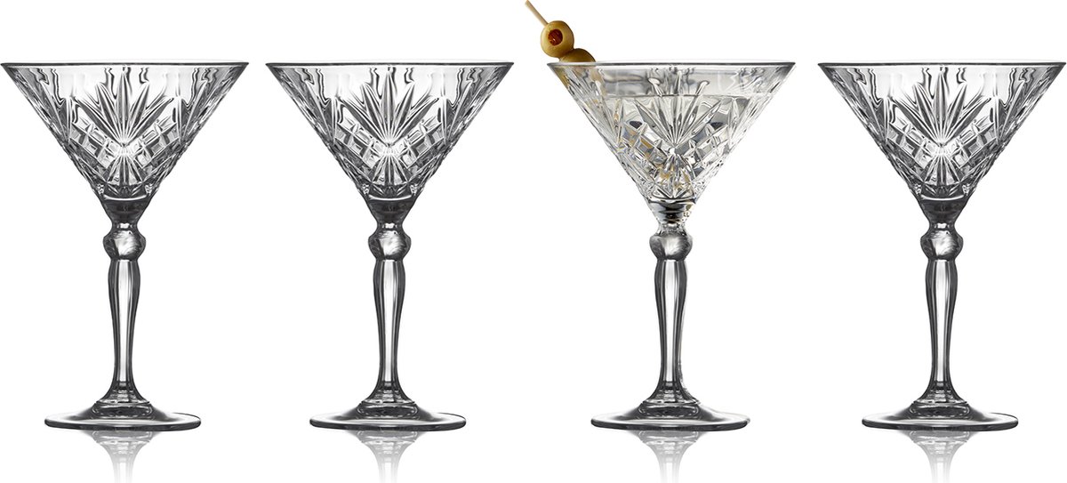 Lyngby Glas Krystal Melodia Cocktailglas 21 cl 4 stuks