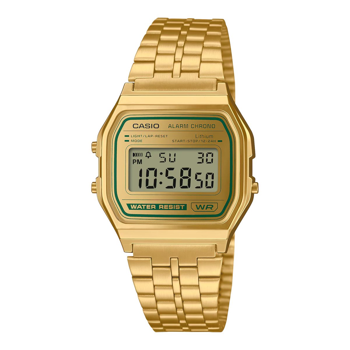 Casio Casio Collection Vintage A158WEGV-9AEF Horloge - Staal - Goudkleurig - Ø 35 mm