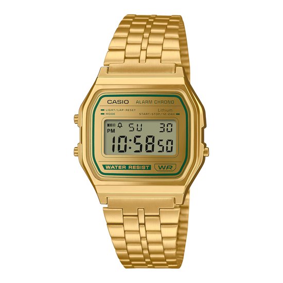 Casio Casio Collection Vintage A158WEGV-9AEF Horloge - Staal - Goudkleurig - Ø 35 mm