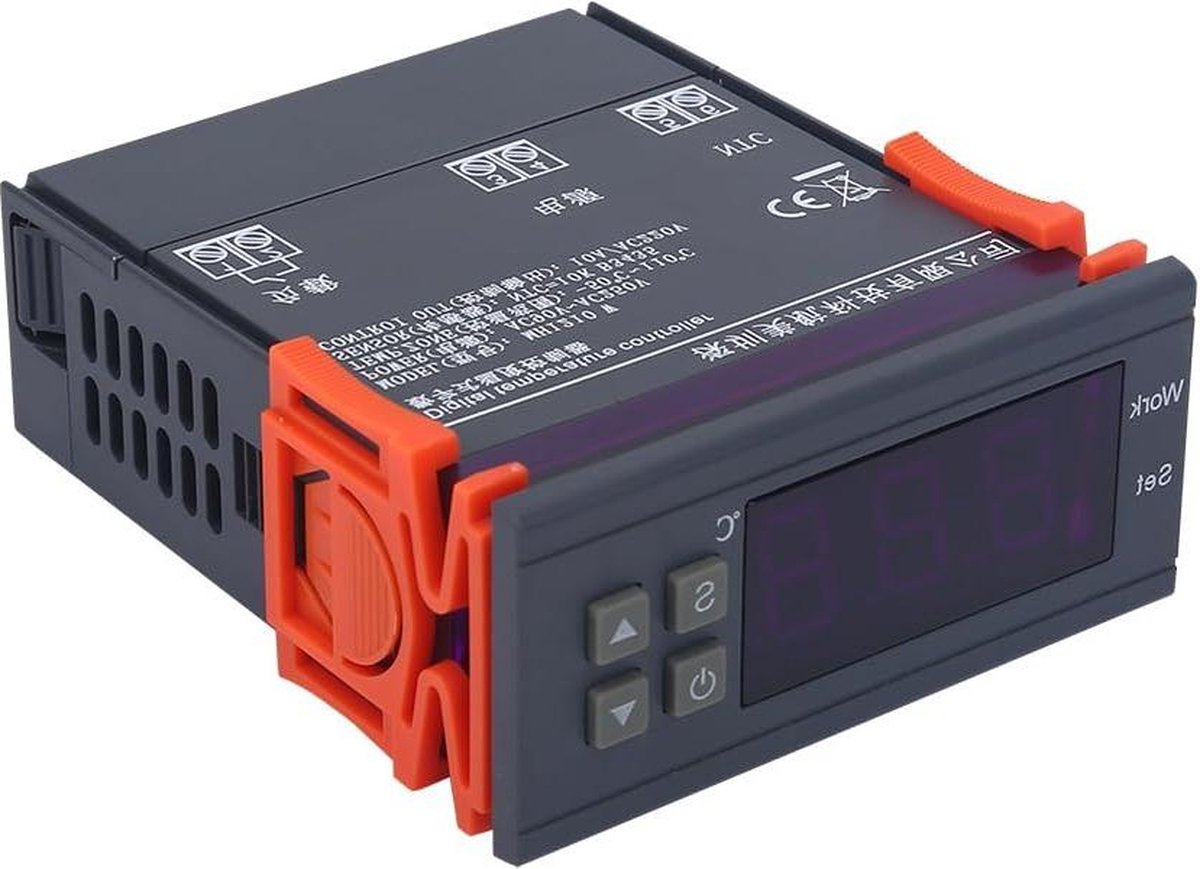 Digitale Temperatuurregelaar -50 ~ 110 220V 10A LCD Display Thermostaat voor Koelkasten met Sensor .