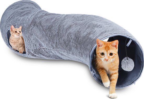 Nobleza Kattentunnel - Speeltunnel - Kattenspeelgoed - Kattenspeeltjes - Kruiptunnel