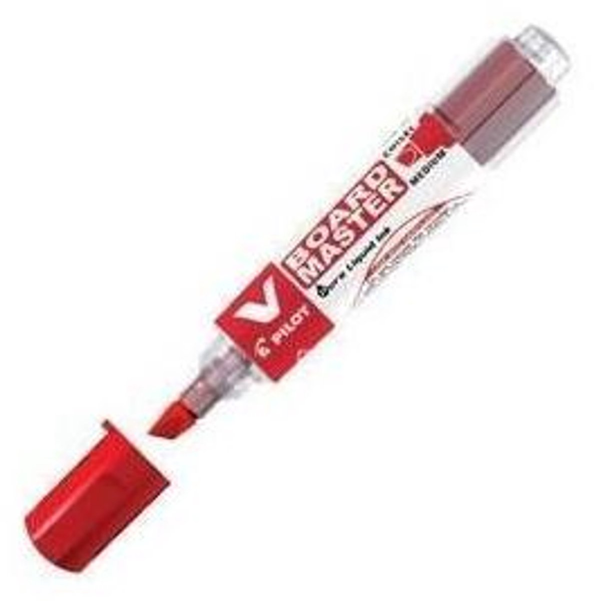 Pilot V Board Master markeerstift 10 stuk(s) Beitelvormige punt Rood