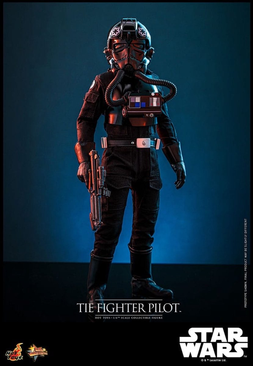 Hot Toys Star Wars Movie Masterpiece Action Figure 1/6 Tie Fighter Pilot 30 cm Action Figuur: 30 cm