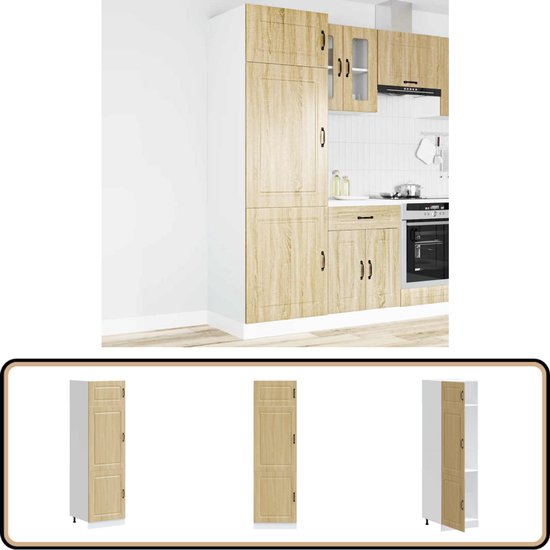 FLEX WELL Hangkast Cara eiken design 60x32x89 cm kopen! | HORNBACH