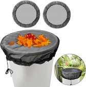 2 stuks regentonnet, 80 cm, regenton, afdekking, met