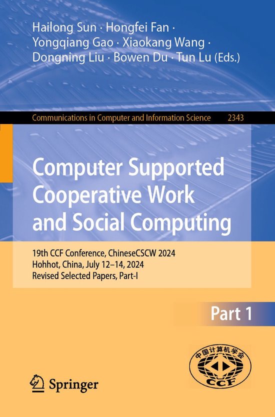 Springer Nature Proceedings Computer Science 1 - Computer Su ... - cover