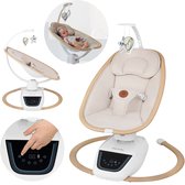 Lionelo Olivia Wipstoel – 5-in-1 3D schommeling – 180° draaibare zitting – traploze rugverstelling – 13 melodieën & witte ruis – afstandsbediening – speelboog – timer – wasbare hoes – zacht kussen – 3-puntsgordel – EN12790 gecertificeerd – tot 9 kg