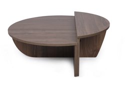 Asir - Salontafel - Okkernoot - 90 x 60 x 30 cm