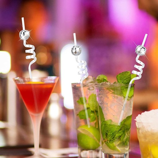 Point-Virgule - korte cocktailrietjes - set van 5 - goud - K'OOK