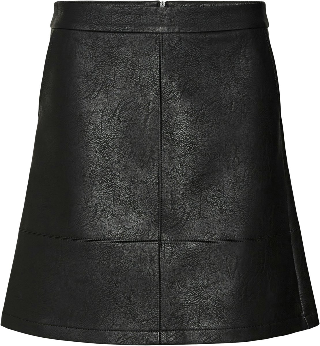 Vero Moda VMIDA SHORT COATED SKIRT LCS Dames Rok Black - Maat S