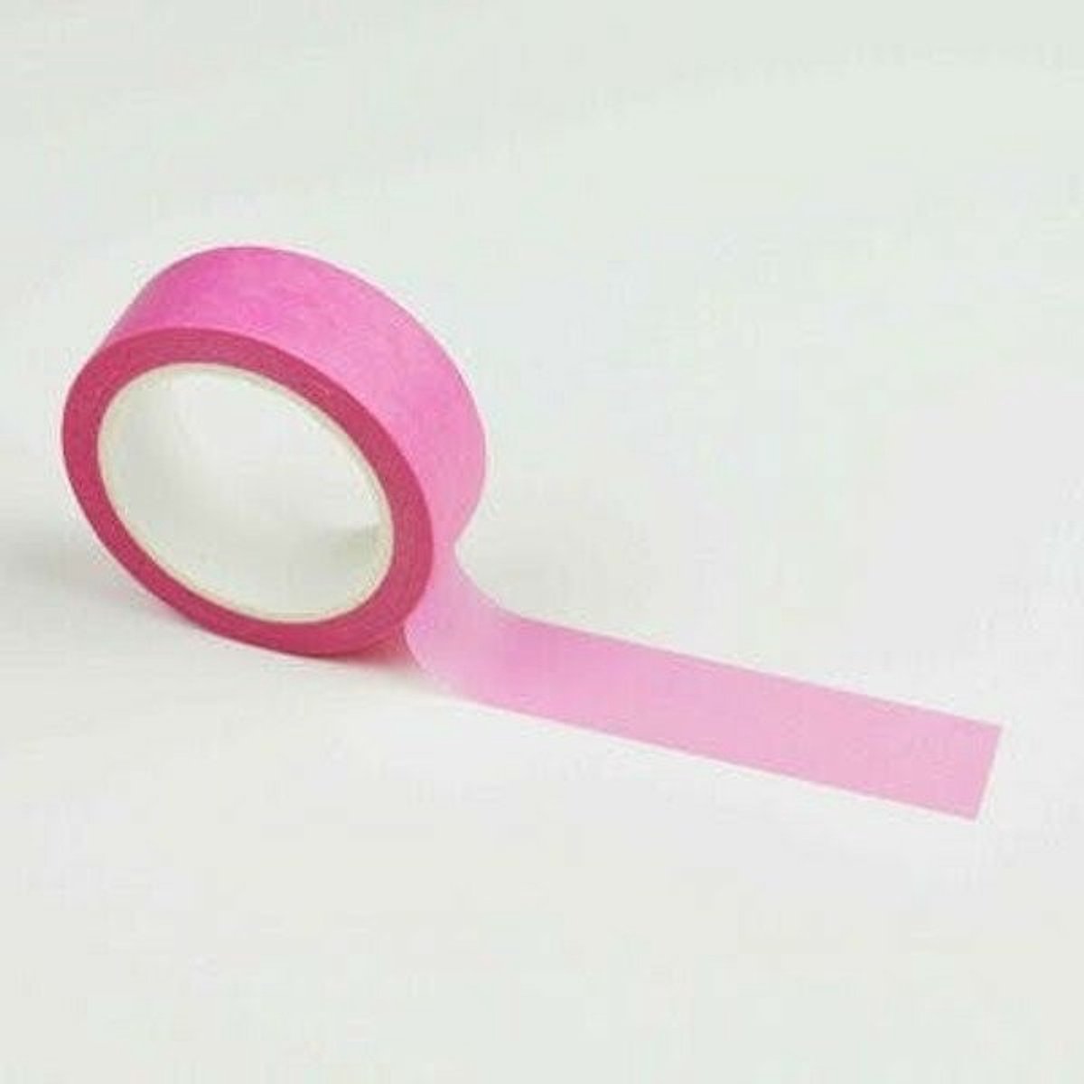 Washi tape - Effen - All hard pink - 15mm