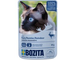 Bozita Pouch hapjes in gelei 12x85g - met rendier