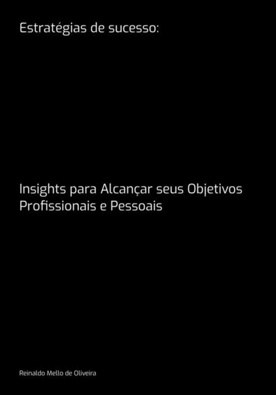Estratégias De Sucesso: - cover