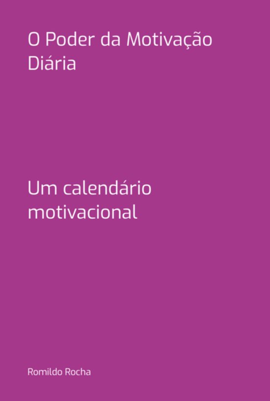 O Poder Da Motivação Diária - cover