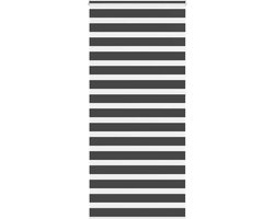 vidaXL - Zebra - rolgordijn - 95x230 - cm - stofbreedte - 90,9 - cm - zwart