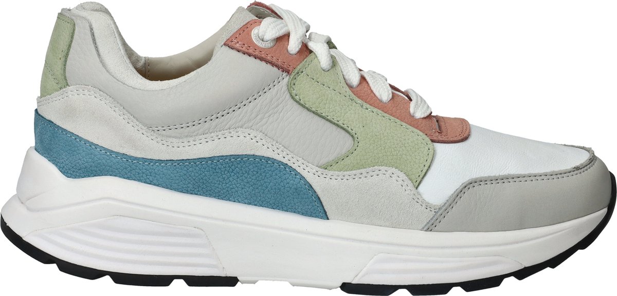 Dames Veterschoenen Xsensible Golden Gate Lady Grey Combi Licht Grijs - Maat 41