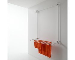 Foxydry Wall 88 cm White droogrek wandmontage -bediening links- - Witte kleur - 88 x 52 x 137 cm