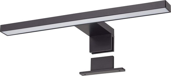 Trango Moderne 3-vlam IP44 spiegellamp 2114 in chroomlook *COOL* incl. 3x 4,5 Watt 3000K warm witte LED module badkamerlamp 42m lang met draaibare spots, badkamer wandlamp, plafondlamp, badkamerlamp