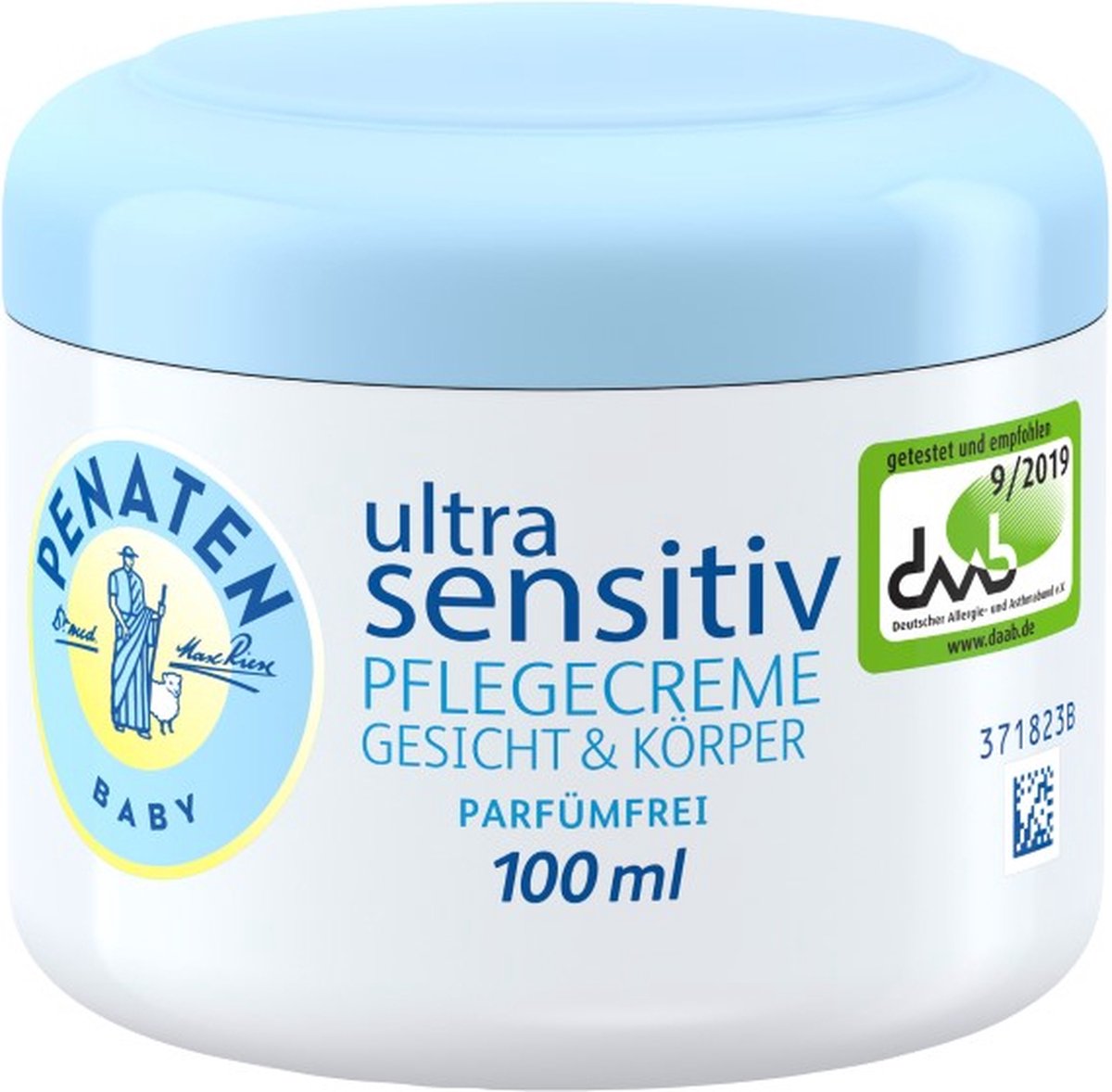 Penaten Ultra Sensitiv Pflegecreme Gesicht&Körper, 100 ml Creme