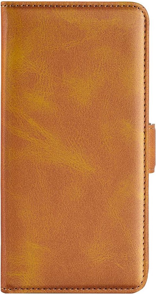 Mobigear Telefoonhoesje geschikt voor Samsung Galaxy A36 Hoesje | Mobigear Slim Magnet Bookcase Portemonnee | Pasjeshouder voor 3 Pasjes | Telefoonhoesje voor Pinpas / OV Kaart / Rijbewijs - Cognac