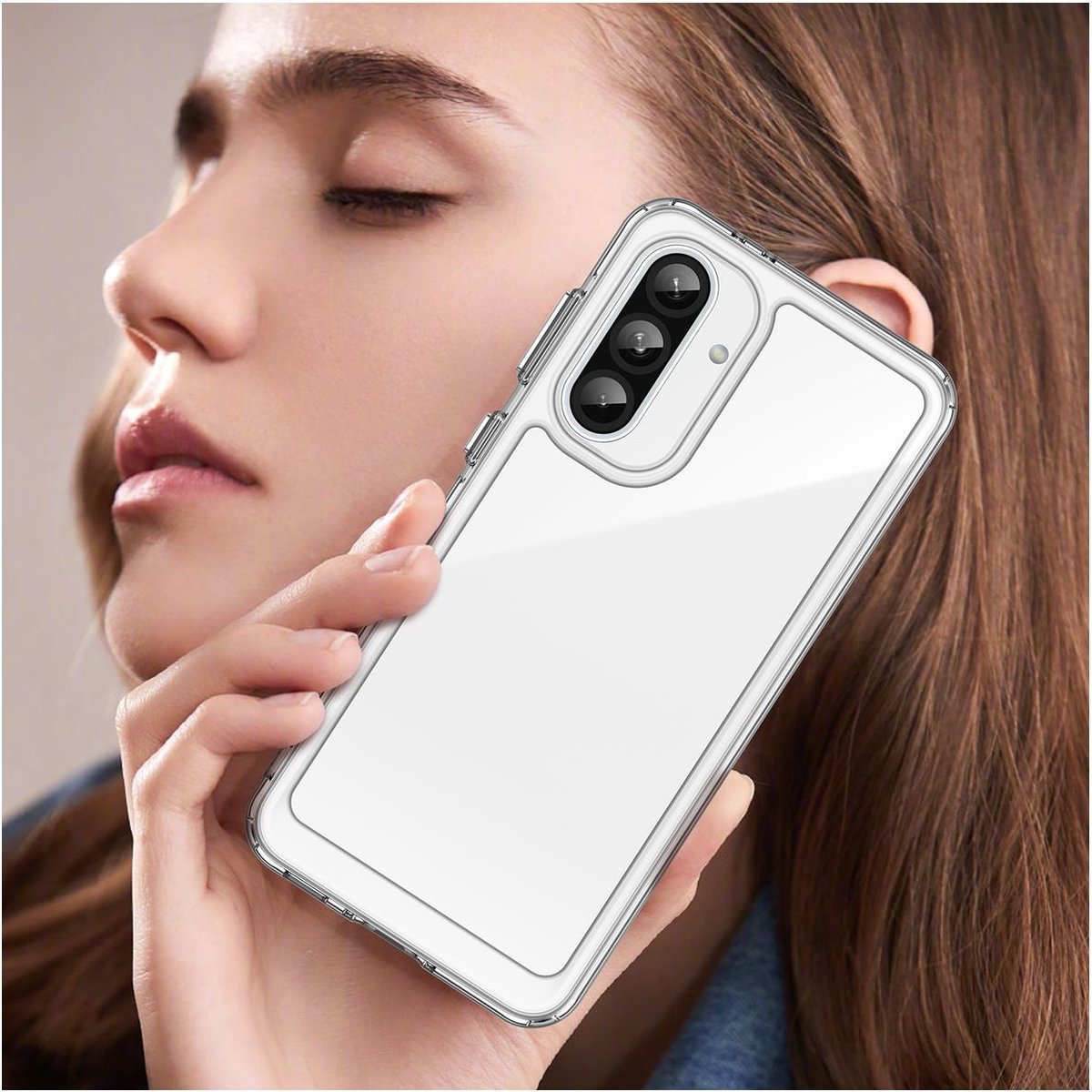 Mobigear Doorzichtig Hoesje geschikt voor Samsung Galaxy A36 Telefoonhoesje Hardcase | Mobigear Crystal Backcover | Doorzichtig Telefoonhoesje Galaxy A36 | Galaxy A36 Case | Back Cover - Transparant