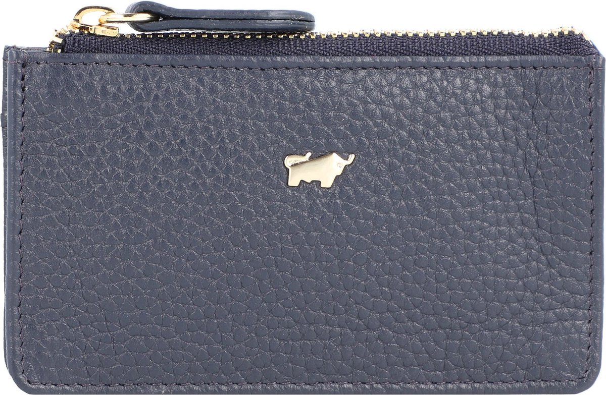 Braun Büffel Leren Sleutelgeval Asti Key Case Navy Blauw
