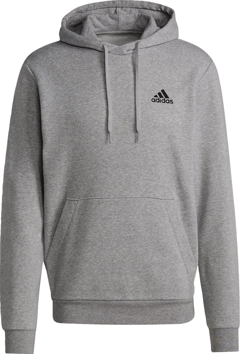 adidas Sportswear Essentials Fleece Hoodie Heren Grijs