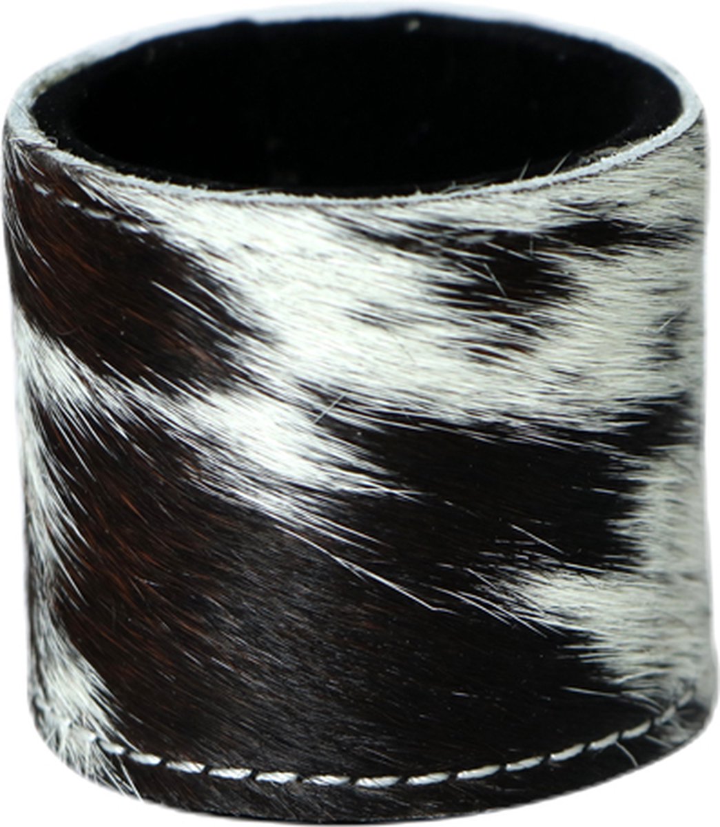 servetring koehuid zwart 5cm