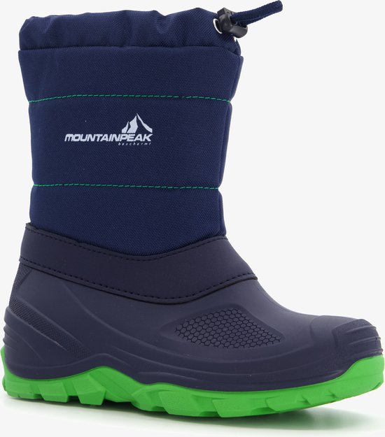 Bottes de neige enfant doublées Mountain Peak bleu - Taille 38 - Moonboots
