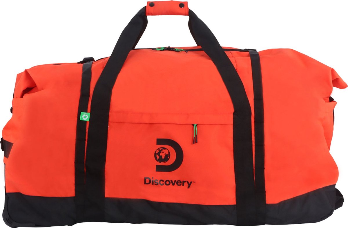 Discovery - Drive | 85cm Trolleytas / Reistas met Wielen - Oranje - Oranje