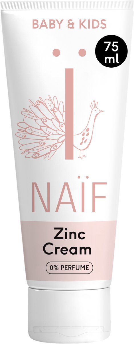 Bol.com Naïf Baby - Zinkcrème - Babyverzorging - Luieruitslag - Beschermend & Kalmerend - 0% Parfum - 75ml Tube aanbieding