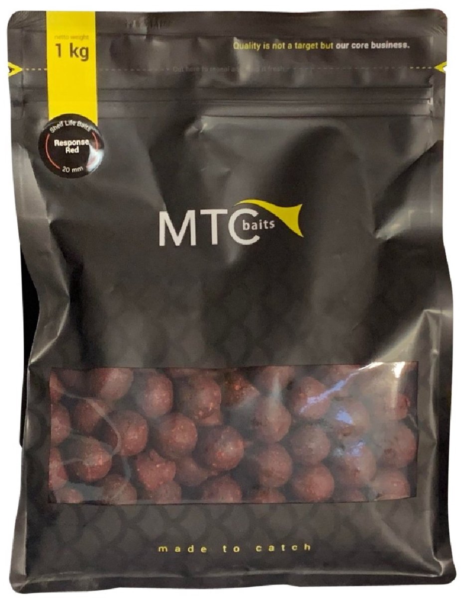 MTC Baits Response Red Boilies 16mm 1kg
