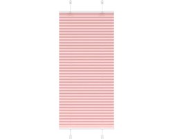 vidaXL - Plissé - rolgordijn - 60x100 - cm - stofbreedte - 59,4 - cm - polyester - roze