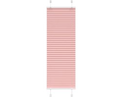 vidaXL - Plissé - rolgordijn - 50x150 - cm - stofbreedte - 49,4 - cm - polyester - roze