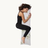 Bamboo® Body Pillow - Zwangerschapskussen - Lichaamskussen - Zwanger - NASA - traagschuim vlokken - 40x140cm