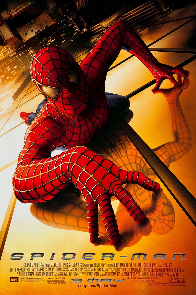 karo-art Poster-Spiderman, Originele Filmposter, Premium Print, Professioneel Fotopapier Multikleur