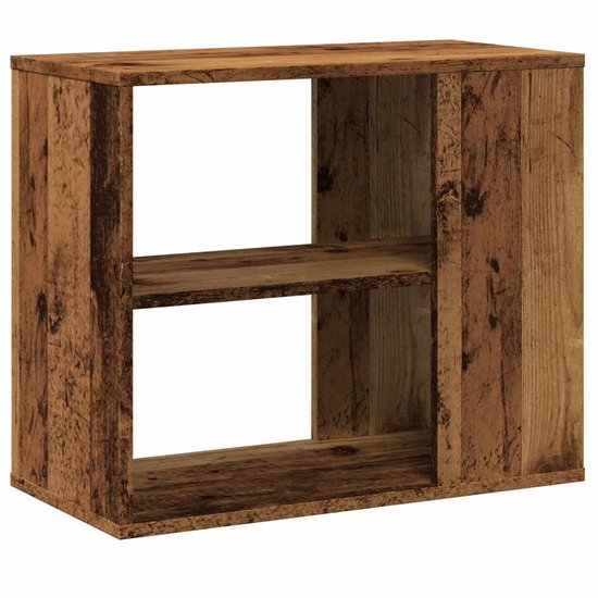 vidaXL Bijzetkast 60x30x50 cm bewerkt hout wit