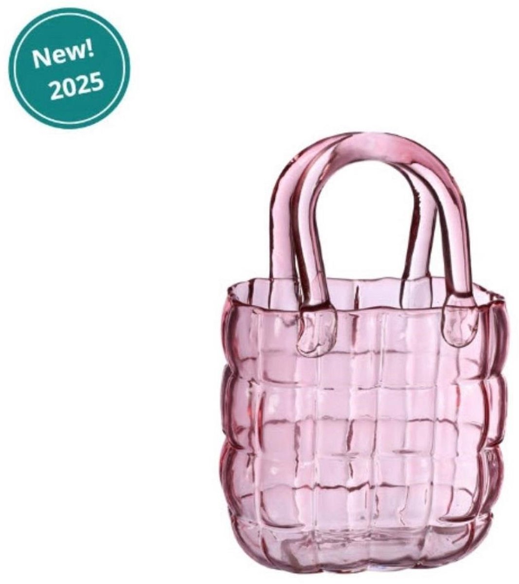Handtas vaas Marais roze 14x9,5x22cm