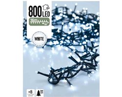 Éclairage décoratif de Noël - blanc (froid) - 16 mètres - microcluster avec 800 LED