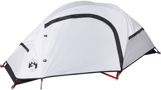 vidaXL - Koepeltent - 1-persoons - waterdicht - verduisterend - stof - wit van Vidaxl — afbeelding 3