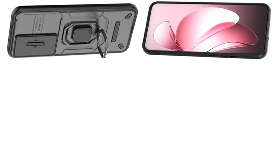 Coque Coverup - Compatible avec OPPO Reno13 Pro 5G - Coque arrière avec Ring de support et protection pour appareil photo - Shield