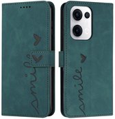 Étui Coverup - Compatible avec OPPO Reno13 5G - Étui Coverup Smile Book - Vert