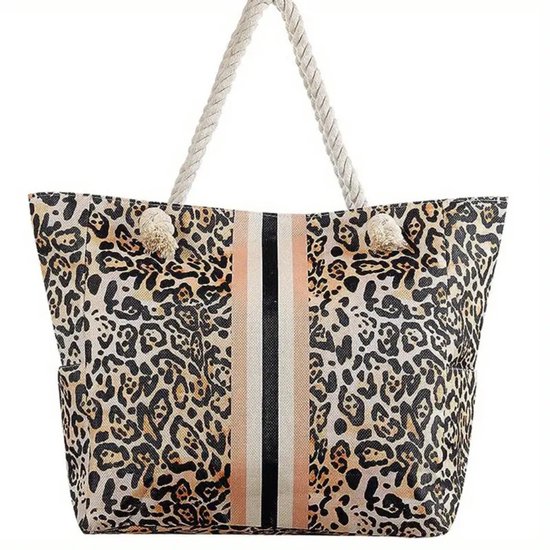 Sac de plage Livano - Ibiza - Sac - Cabas - Cabas - Beige - Avec fermeture éclair