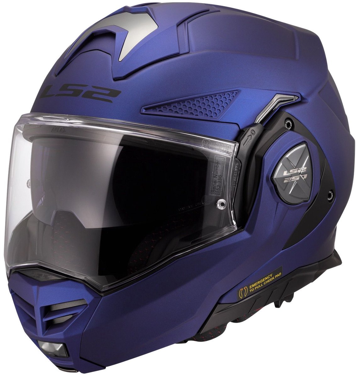 LS2 Helm Advant X Solid FF901 mat blauw maat XXL
