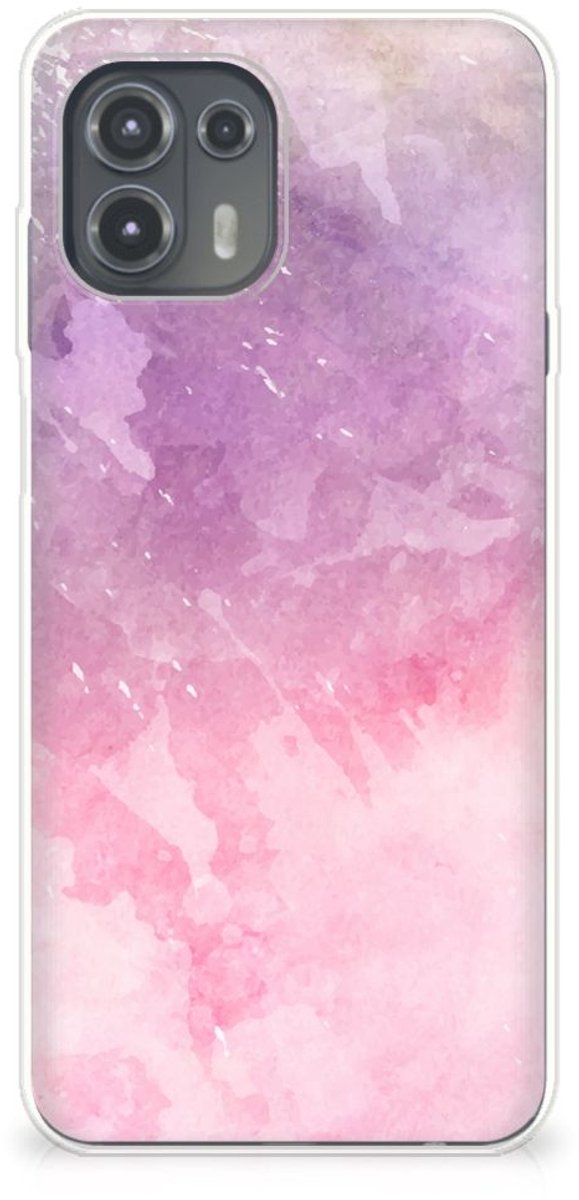 Hoesje maken Motorola Edge 20 Lite Pink Purple Paint