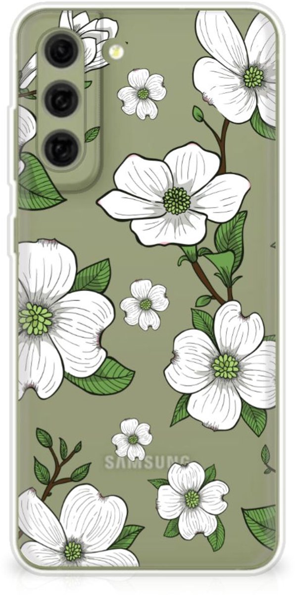Samsung Galaxy S21FE TPU Case Dogwood Flowers