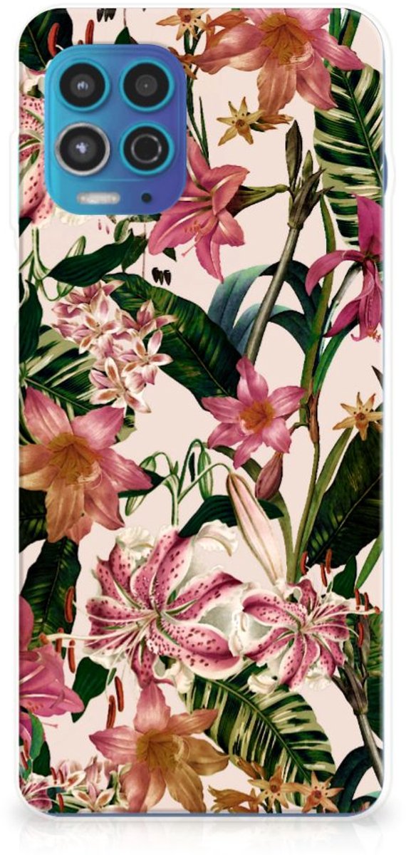 Motorola Moto G100 TPU Case Flowers